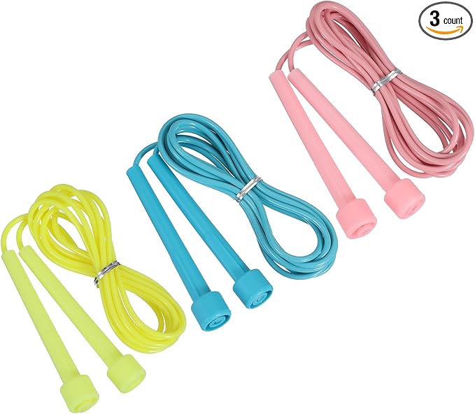 PATIKIL Jump Rope PVC, Adjustable Speed Skipping Ropes Tangle-Free Exercise Equipment for Workout Women Men