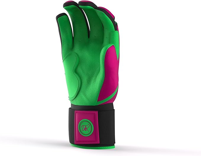 Drip & Rip Baller Series - Youth Batting Gloves + Adult Batting Gloves - for Softball and Baseball - Long Cuff Style for Men and Youth