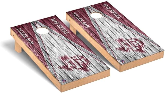 College Team Cornhole Boards, 2x4 Premium Corn Hole Game Set, Officially Licensed Cornhole Game, Perfect for Tailgates