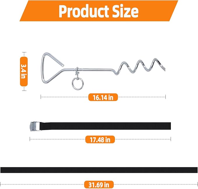 2 Set Basketball Goal Anchor, Basketball Hoop Anchor for Secure and Durable Court Setup, with Adjustable Straps for Basketball Mounting Trampoline Swing Tent