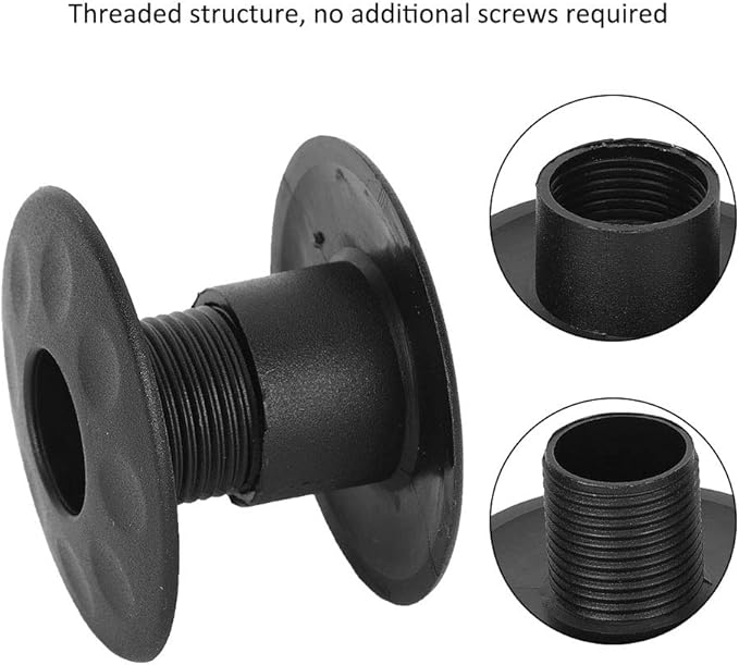 Foosball Bearing Rods, 10 Pair Black Plastic Tabletop Foosball Bushings Table Football Bearing Rods Foosball Machine Bearings Foosball Fun Games Accessories Foosball Table Replacement Part