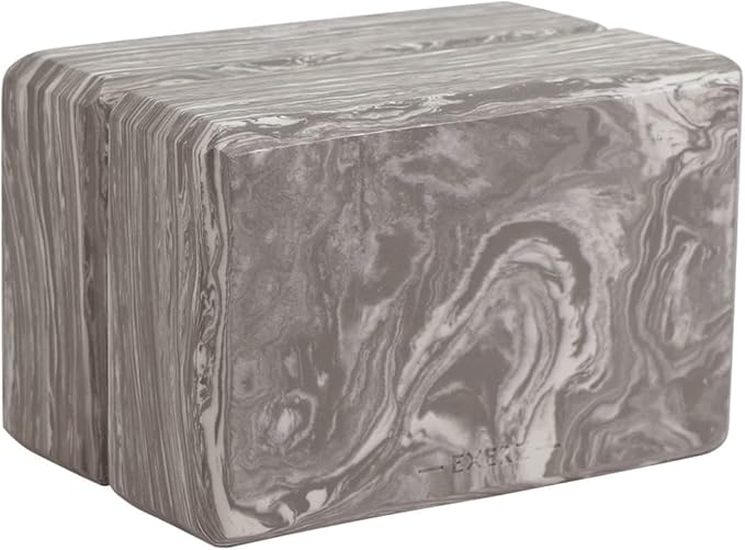 EXERZ Yoga Blocks 2 pack, Gym Blocks, Exercise Workout Fitness Bricks, Pilates Stretch Handstand Non-Slip