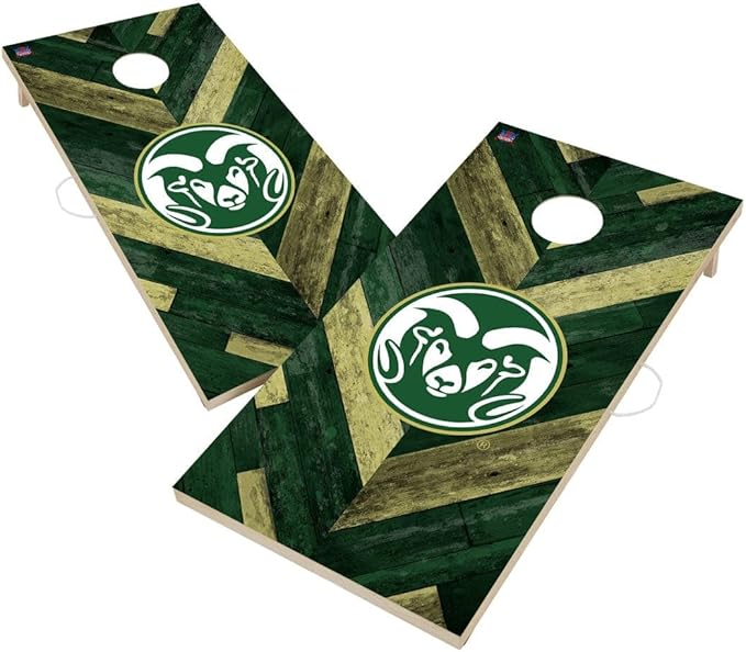 College Team Cornhole Boards, 2x4 Regulation Corn Hole Game Set, Officially Licensed Cornhole Game, Perfect for Tailgates