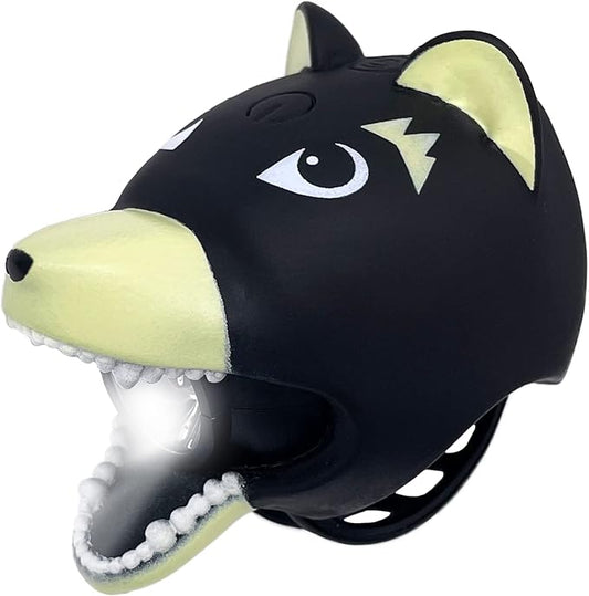 Big Discoveries Bear Bike Light - Kids Bicycle and Scooter LED Light with Realistic Roar and Bell Sound Effects | Fun Light and Horn Accessory for Boys, Girls, and Adults
