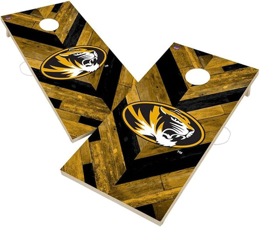 College Team Cornhole Boards, 2x4 Regulation Corn Hole Game Set, Officially Licensed Cornhole Game, Perfect for Tailgates