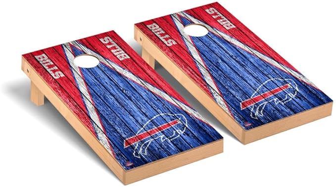 Football Team Cornhole Boards, 2x4 Premium Corn Hole Game Set, Officially Licensed Cornhole Game, Perfect for Tailgates