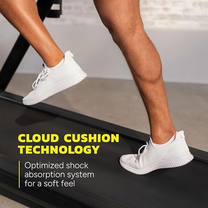 Centr RUNR Foldable Treadmill - Compact Home Design, 3.0 HP Motor, Cloud Cushion & Natural Stride Tech, Bluetooth Heart Rate, 10 mph Speed, 12% Incline, 300 lb Capacity