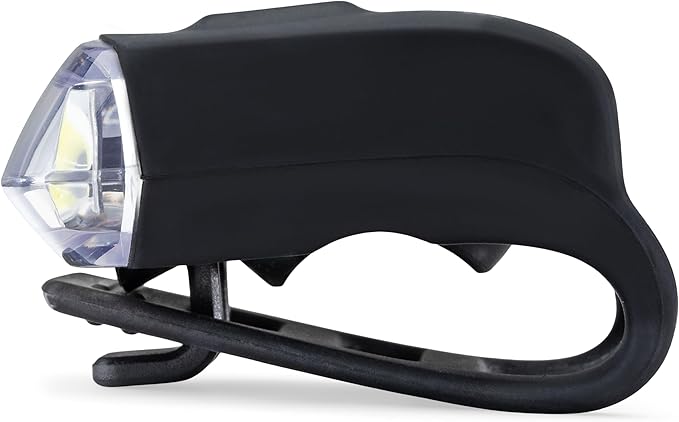 Schwinn Quick Wrap Bike Light Set, LED, 40 or 11 Lumen, Easy to Attach Headlight and Taillight, Tool-Free Install, Battery Operated, for City and Road Riding