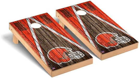 Football Team Cornhole Boards, 2x4 Premium Corn Hole Game Set, Officially Licensed Cornhole Game, Perfect for Tailgates