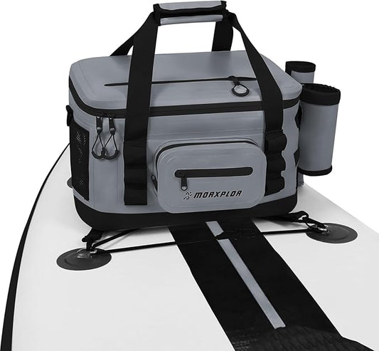 Waterproof Shell 24 cans Paddle Board Cooler Bag, Sup Deck,Kayak Cooler Bag Accessories