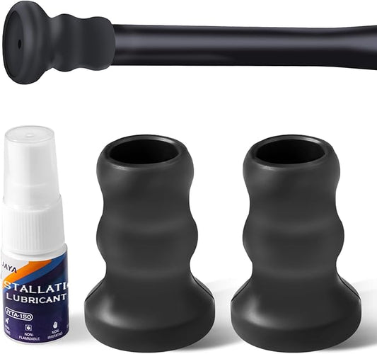 JAYA 2 Pack Bat Knob Taper, Exclusive Installation Lubricant, Easy Installation Bat Knob Taper, Increased Bottom Protection, Ergonomic Design, for Enhanced Grip and Protection