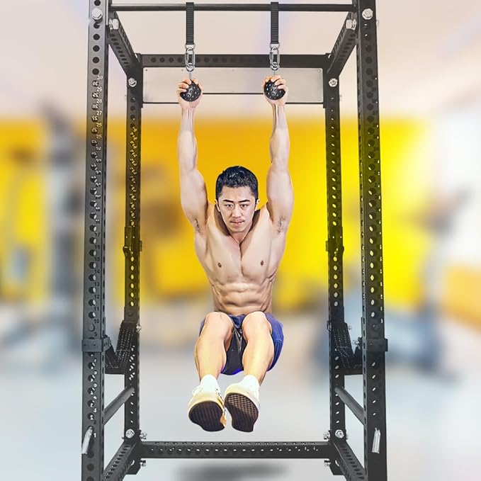 SELEWARE Non-Slip Pull Up Power Balls, Rock Climbing Grips for Strength Training, Forearm and Hand Exerciser for Chin Up Bar, Kettlebell, Barbell, Resistance Band Handles, Home Gym Workout Equipment