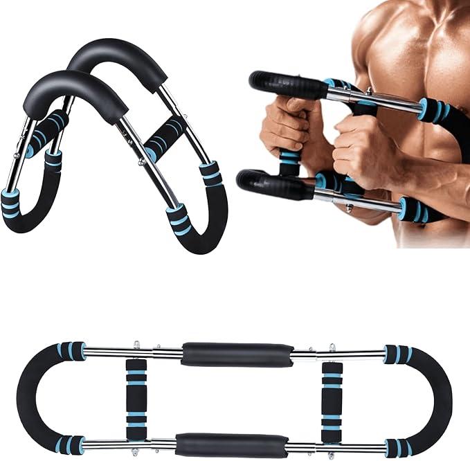 Twister Arm Trainer, Adjustable 66–110LB Arm Exerciser for Forearm, Chest & Triceps Strength, Portable Upper Body Workout Equipment for Home Gym & Office Fitness