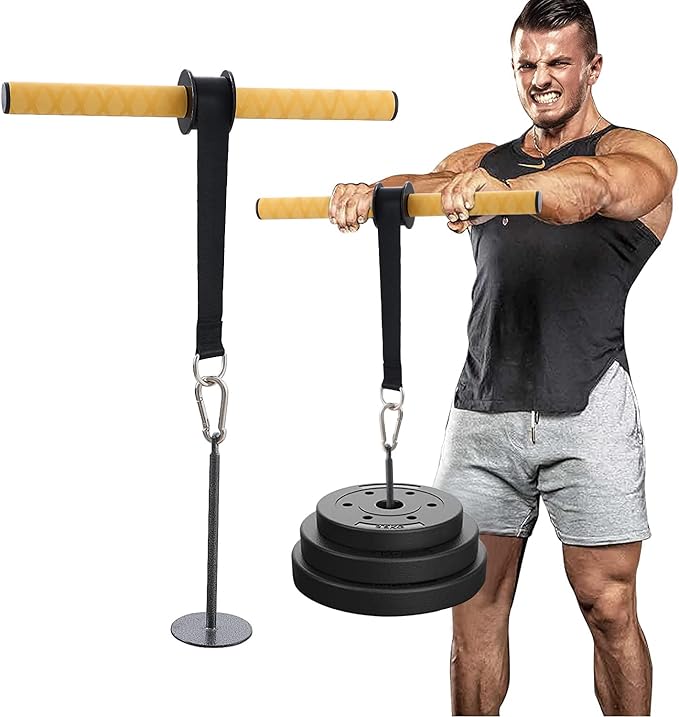 PELLOR Wrist and Forearm Blaster, Wrist Roller & Forearm Roller with Anti-Slip Grip Handles, Forearm Strength Trainer Ideal for Grip Strength, Muscle Building, Rehabilitation