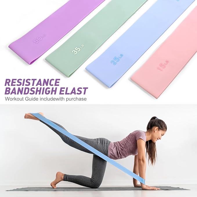 Women's Home Pilates Set: Pilates Ring and Ball Combo with 4 Silicone Resistance Bands, 2 Pairs of Yoga Socks - Compact Shaping Fitness Essentials Starter Kit Accessories Set