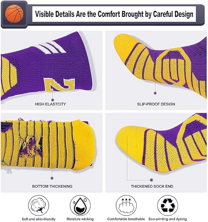 3PC Basketball Jersey Set for Youth Basketball Tank Top + Track Shorts+ Socks Set #24