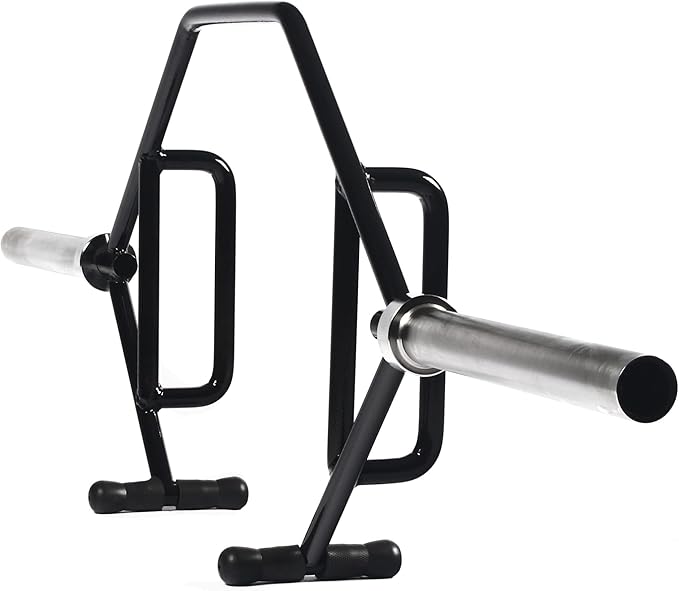 Olympic 2-Inch Hex Weight Lifting Trap Bar with Long and Rotating Sleeves, 500-Pound Capacity, Open Design, Alloy Steel, Chrome