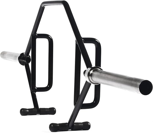 Olympic 2-Inch Hex Weight Lifting Trap Bar with Long and Rotating Sleeves, 500-Pound Capacity, Open Design, Alloy Steel, Chrome
