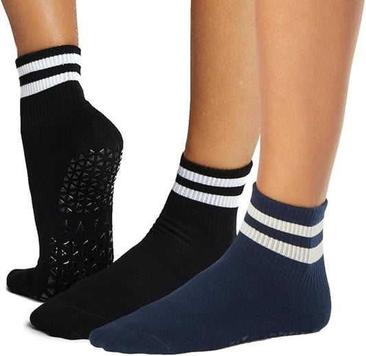TAVI NOIR Aria Grip Socks – Pilates Socks with Grips for Women, Non Slip, Yoga & Barre