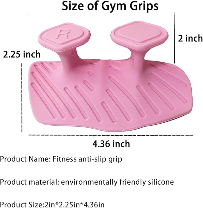 Upgraded Weight Lifting Grips for Women & Men - Extra Large & Thick Non-Slip Gym Grips with Cooling Towel, Ergonomic Workout Gloves for Pull-Ups, Dumbbell Exercises