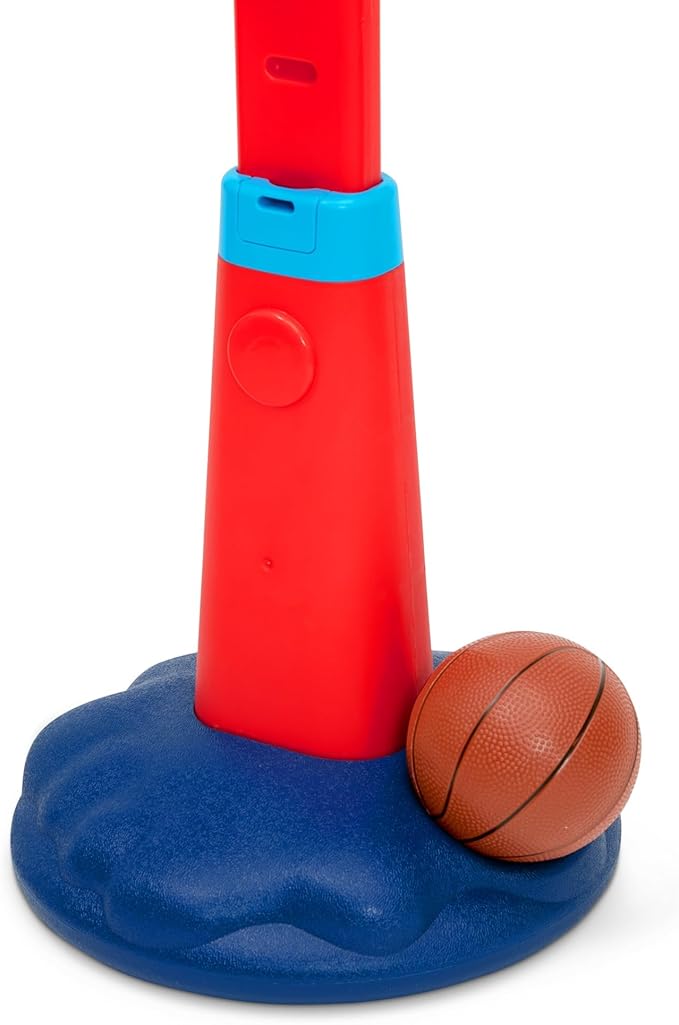 PAW Patrol Plastic Basketball Set by Delta Children – Includes Basketball Hoop, 1 Basketball and Ball Pump