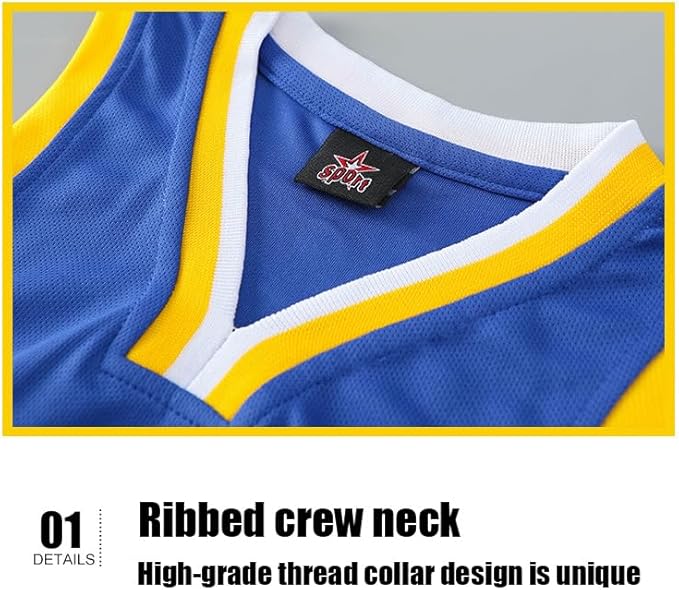 3PC Basketball Jersey Set for Youth Basketball Tank Top + Track Shorts+ Socks Set #24