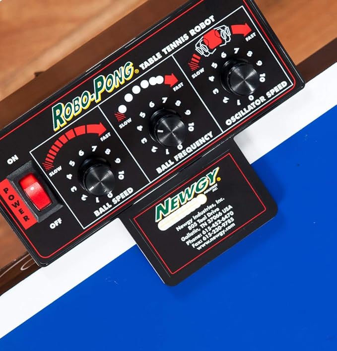 Robo-Pong 2040+ Table Tennis Robot - Original Inventor Since 1972, USA Designed Professional Ping Pong Ball Machine with Recycling Net System for Home Training