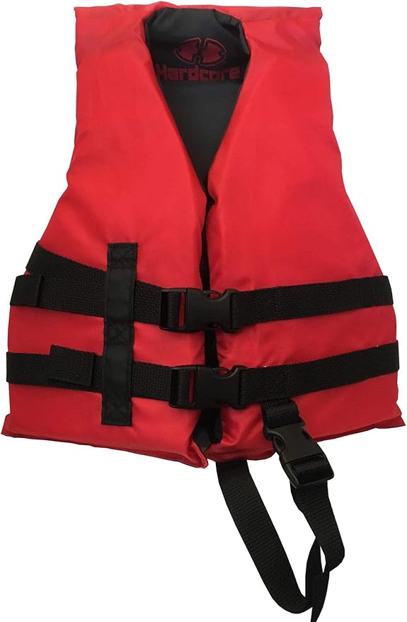 Hardcore Life Jacket Paddle Vest; Coast Guard Approved Type III PFD Life Vest Flotation Device; Jet ski, Wakeboard, Kayak; Ideal Extra Life Jacket for Your Pontoon Boat