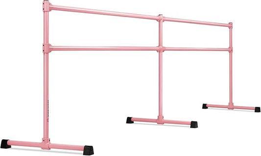VITA Barre Portable Freestanding Double Ballet Barre, Extreme, Steel | Fixed Height, Made in USA, Home or Gym Exercise Equipment for Kids & Adults | Dance, Fitness, Pilates