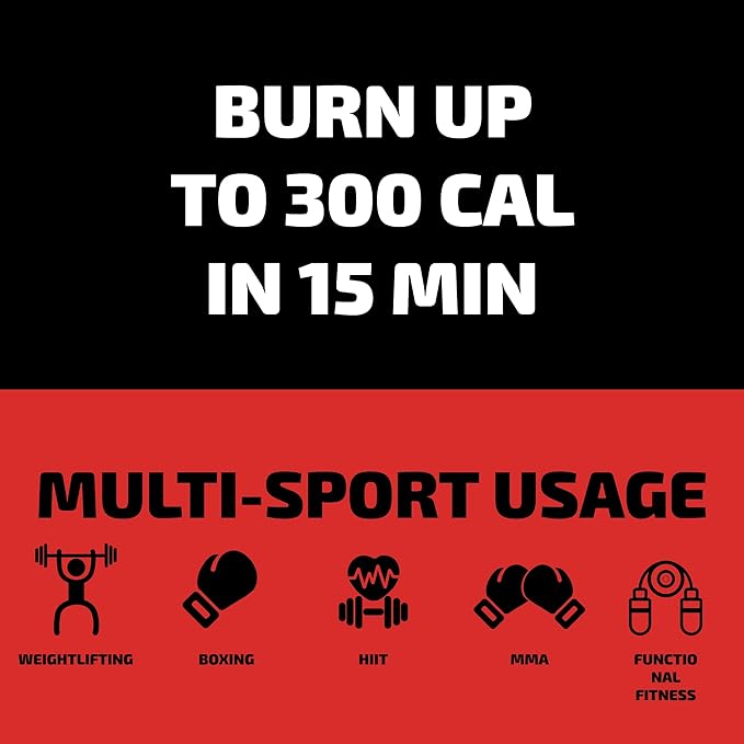 WARM BODY COLD MIND Adjustable Jump Rope For Men and Women, Speed Jump Rope, Skipping Rope for Weightlifting, Boxing, Gym, Outdoor or Indoor Sport, Fitness