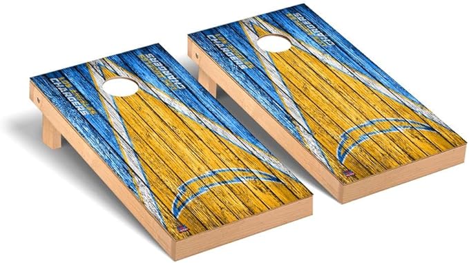 Football Team Cornhole Boards, 2x4 Premium Corn Hole Game Set, Officially Licensed Cornhole Game, Perfect for Tailgates