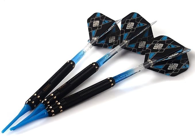CUESOUL Soft Tip Darts Set Plastic Tip with Dart Case