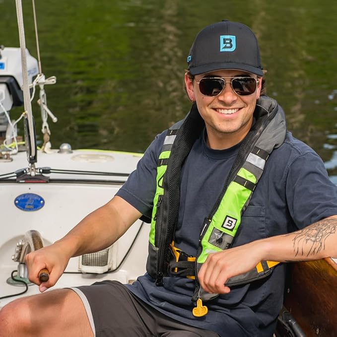 BLUESTORM Arcus 40 Automatic Inflatable PFD Life Jacket for Adults | US Coast Guard (USCG) Approved Life Vest