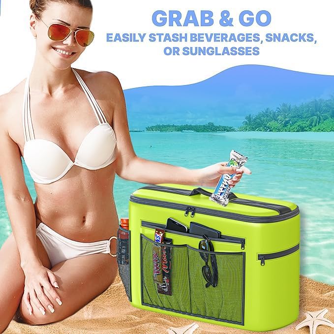 Skywin Kayak Cooler Behind Seat, Waterproof Cooler for Kayaking, Compatible with Lawn Chair Style Seats, Stores Drinks and Keeps Them Cool All Day