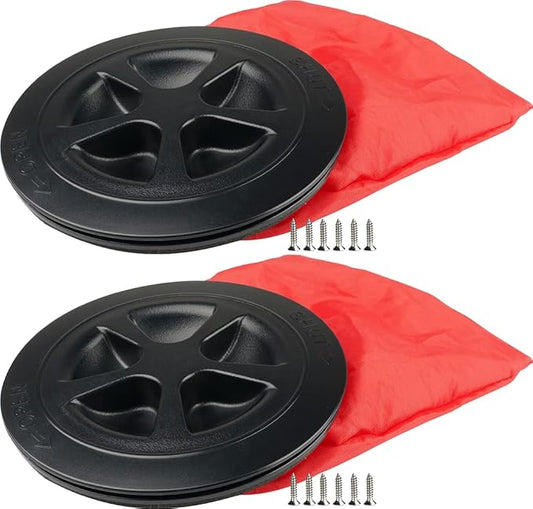 SEAFLO Deck Plate Hatch for Marine Boat Kayak Choose Size, Color and Storage Bag