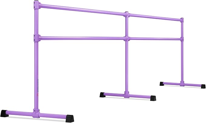 VITA Barre Portable Freestanding Double Ballet Barre, Extreme, Steel | Fixed Height, Made in USA, Home or Gym Exercise Equipment for Kids & Adults | Dance, Fitness, Pilates