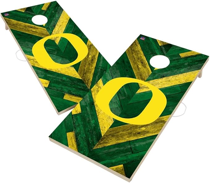 College Team Cornhole Boards, 2x4 Regulation Corn Hole Game Set, Officially Licensed Cornhole Game, Perfect for Tailgates