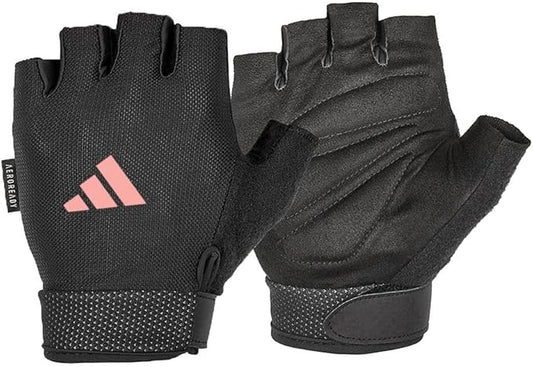 adidas Essential Training & Weightlifting Gloves, Fingerless Workout Gloves