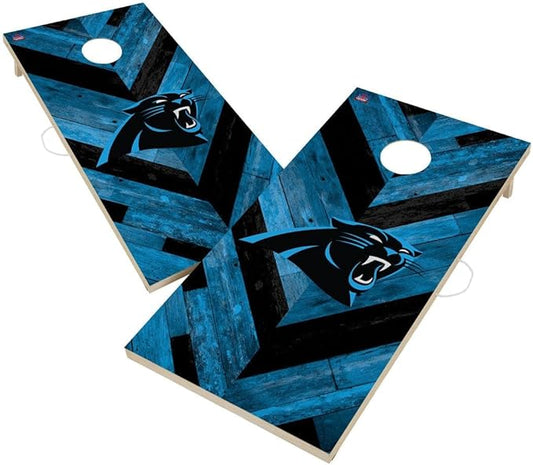 Football Team Cornhole Boards, 2x4 Regulation Corn Hole Game Set, Officially Licensed Cornhole Game, Perfect for Tailgates