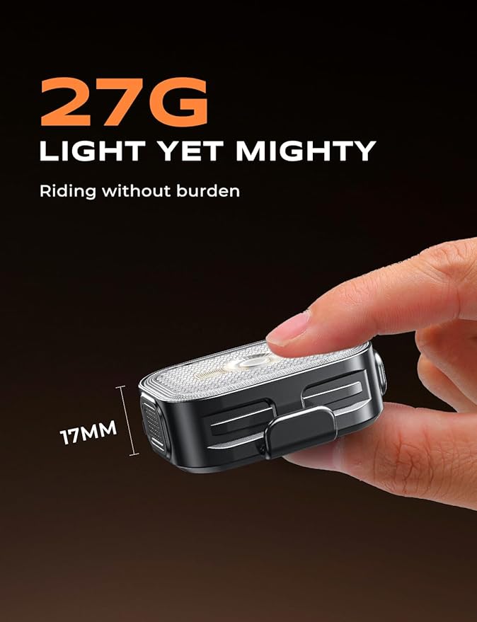 Bike Lights Set with Wide-Angle Reflectors, 8+6 Modes & Ultra-Light Bicycle Lights, IP65 Waterproof & Dual USB-C 1-2 Hrs Fast Charging Bike Light Accessories for Road Mountain Cycling