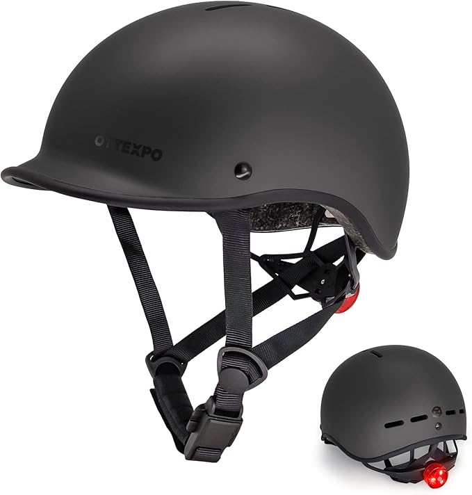 Bike Helmets for Adult, Retro Adustiable Helmets, Lightweight Bicycle Sporty Helmets