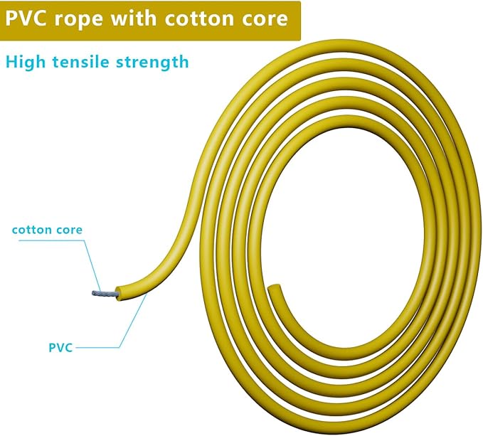 Workout Jump Rope,5mm PVC Jump Rope,Adjustable Length with Shatterproof Handles, Ideal for Beginners & Advanced Athletes, Fitness, Cardio & Boxing