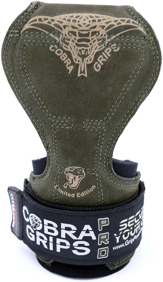 Cobra Grips PRO Weight Lifting Gloves Heavy Duty Straps Alternative Power Lifting Hooks for Deadlifts Adjustable Neoprene Padded Wrist Support Bodybuilding