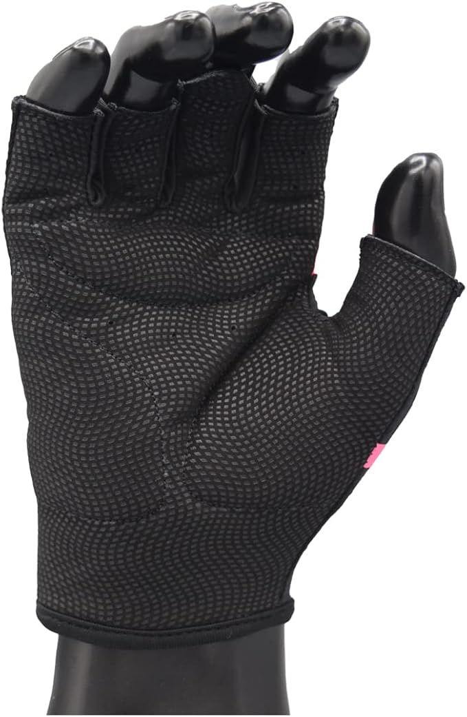 MRX Weight Lifting Gloves for Women Breathable Workout Gloves Anti Slip Padded Shock-Absorbing Extra Grip Palm Protection Half Finger Exercise Gloves for Gym, Cycling, Training, Weightlifting