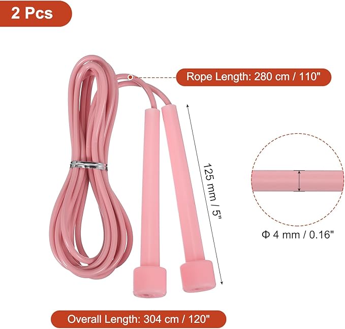PATIKIL Jump Rope PVC, Adjustable Speed Skipping Rope Tangle-Free Exercise Equipment for Workout Women Men Outdoor Training Home Fitness
