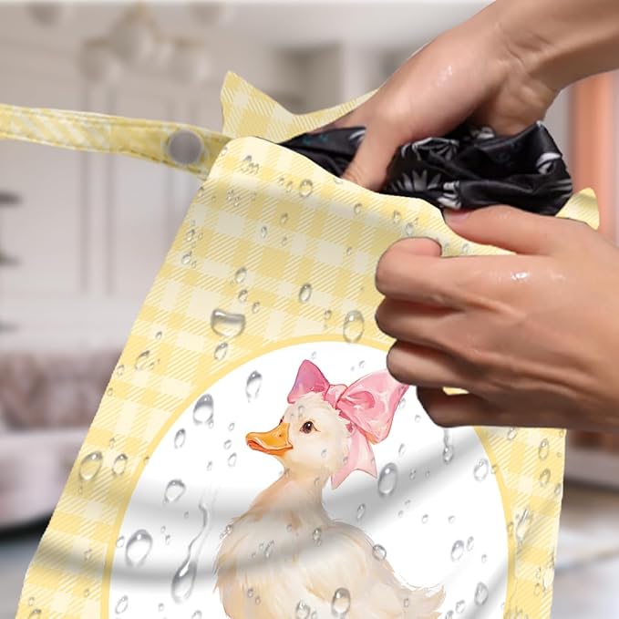 4 Pack Cute Wet Bag Waterproof Washable Reusable Wet Dry Bag for Swimsuit Clothes Cloth Diaper Travel Beach Pool Yoga Gym Toiletries Travel Beach Essentials, Inspirational Duck Christian Gifts