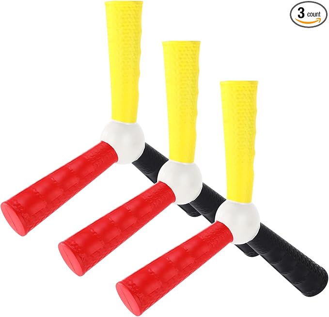 3 Pack Hand Eye Coordination Trainer Reaction Catch Trainer Hand Speed Reflex Challenge Game EVA Foam Reaction Ball Set for Football Basketball Baseball Team Sports, Reflex Agility Training