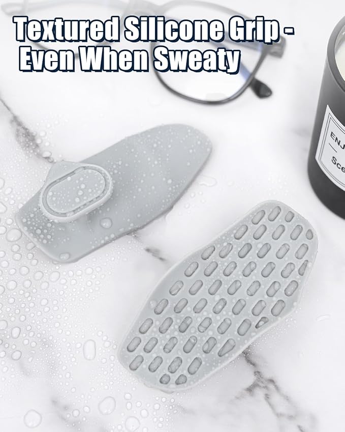 Versa Grips High Grip Silicone Workout Gloves for Men, Women, Fingerless Weight Lifting case for Pull-Ups, Deadlifts, Gym, Training Silicone Gloves Anti-Slip, Protection, Lightweight