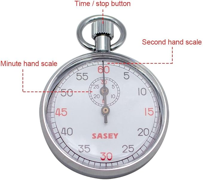 Mechanical Stop Watch Sports Chronograph Running Timer Handheld Stopwatch (SXJ505)