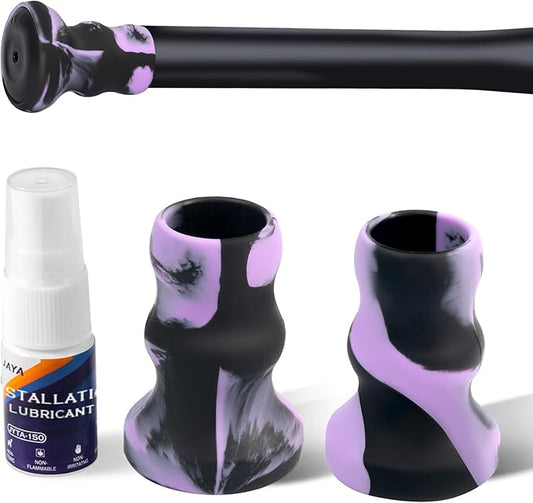 JAYA 2 Pack Bat Knob Taper, Exclusive Installation Lubricant, Easy Installation Bat Knob Taper, Increased Bottom Protection, Ergonomic Design, for Enhanced Grip and Protection